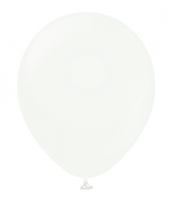 Kalisan 18" Standard White Latex Balloon 25 Pack