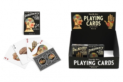 9cm Phrenology Playing Cards