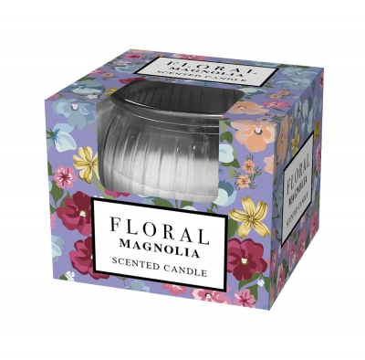 Floral Candle 3oz Mangolia