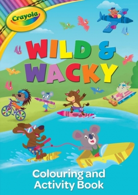 Crayola Wild & Wacky Colour And Activity Book