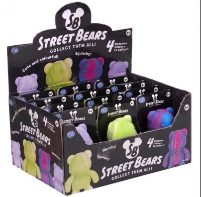 Squeezy 2 Tone Street Bear 12cm