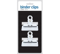 County Binder Clips Large 76mm 2 Pack