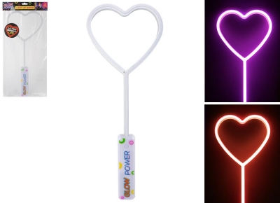 Light Up Heart Wand 2 Colours