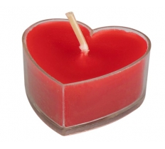 Valentines Day Heart Shape Tealights 8 Pack