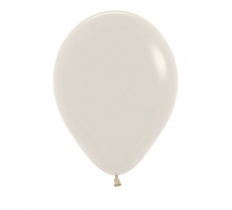 Sempertex 12" Pastel Dusk Cream Latex Balloons 12 Pack