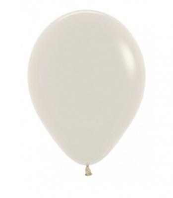 Sempertex 12" Pastel Dusk Cream Latex Balloons 12 Pack