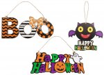 Hanging Halloween Signs 3 Assorted