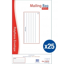 Mail Master Medium Mail Bags 25 Pack