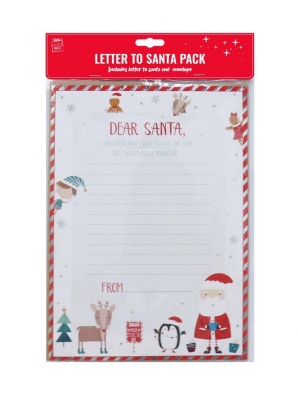 Christmas Letter To Santa Foil 2 Pack