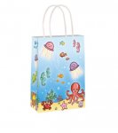 Sealife Paper Party Bag with Handles (16 x 22 x 8cm)