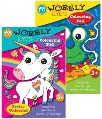 Wobbly Eyes Colouring Pad