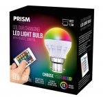 Colour Changing Light Bulb with Remote RC BC/B22