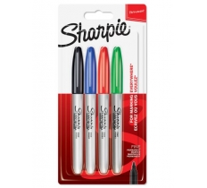 Assorted Sharpie Permanent Markers 4 Pack