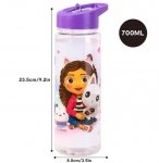 Gabby's Doll House Drinking Bottle with Straw 650ml