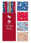 Christmas Cute Wrapping Paper 7m ( Assorted Design )