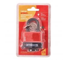 Amtech 40mm Weatherproof Padlock