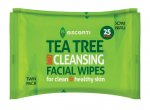 Escenti Tea Tree Daily Cleansing Facial Wipes 2