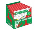 CHRISTMAS GIANT COLOURING POSTER 99X70CM