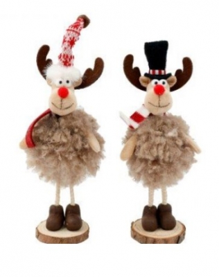 26cm Standing Xmas Reindeer