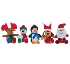 Christmas Character 16cm Plush Toy ( Assorted Designs )