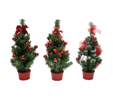 Deco Table Tree Red 30Cm