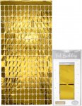 Oaktree Rectangle Foil Backdrop 1m x 2m Metallic Gold