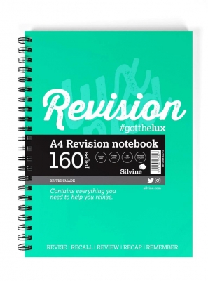 Silvine A4 Revision Notebook