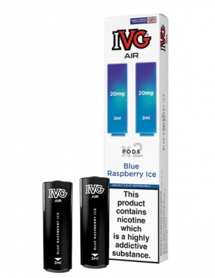 IVG Air Prefilled Vape Pod Blue Raspberry Ice x 10