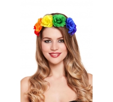 Rainbow Pride Flower Headband