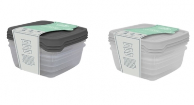 Plastic Container 3pc Set