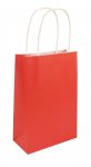 Red Paper Party Bag With Handles 14cm X 21 cm X 7cm