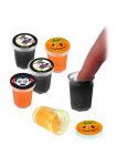 Halloween Mini Slime Tubs 3cm x 3.8cm ( Assorted Colours)