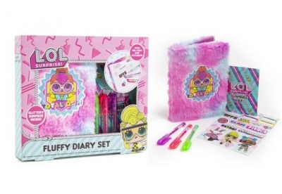 LOL Mini Fluffy Diary Set