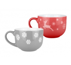 Christmas Ceramic Soup Mug