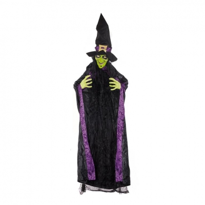 Halloween 1.8M Hanging Witch With Sound And Light