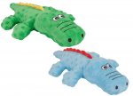 Plush Crocodile With Squeaker ( Assorted Colours )