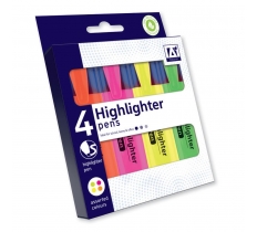 Stationery 4 Pack Highlighters