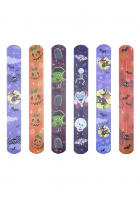 Bracelet Snap Halloween 22X3cm X 120Pcs ( 15p Each )