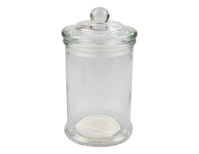 Plain Glass Jar with Lid 350ml