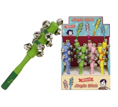 Retro Wooden Jingle Bell Stick