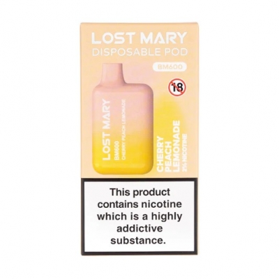 Elf Bar Lost Mary BM600 Vape Cherry Peach Lemonade