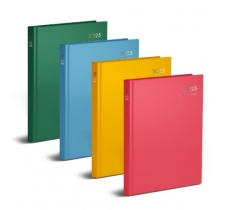 2025 A6 Page a Day Colour Block Diary (Half Page Weekends)