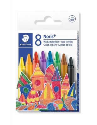 Staedtler Noris Wax Crayons Pack Of 8