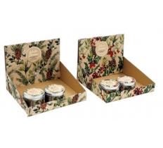 Christmas Berries Tin Candle 7.5x5cm