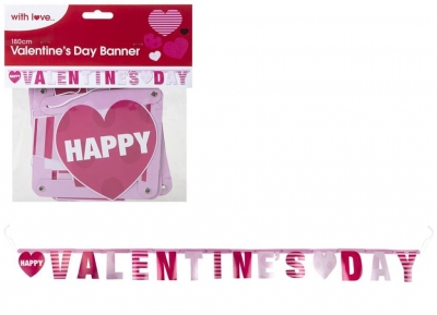 Valentines Day Banner 180cm