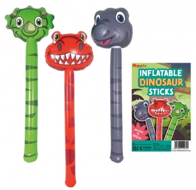 Inflatable Dinosaur Sticks 105cm