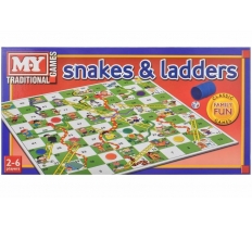 Classic Snakes & Ladders Game