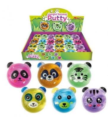 Animal Face Putty Tubs 5cm