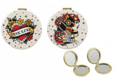 6cm Tattoo Compact Mirror