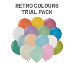 Kalisan 12" Retro Mix Balloons 32 Pack